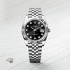 ROLEEX DATE JUST SILVER BLACK PREMIUM WATCH