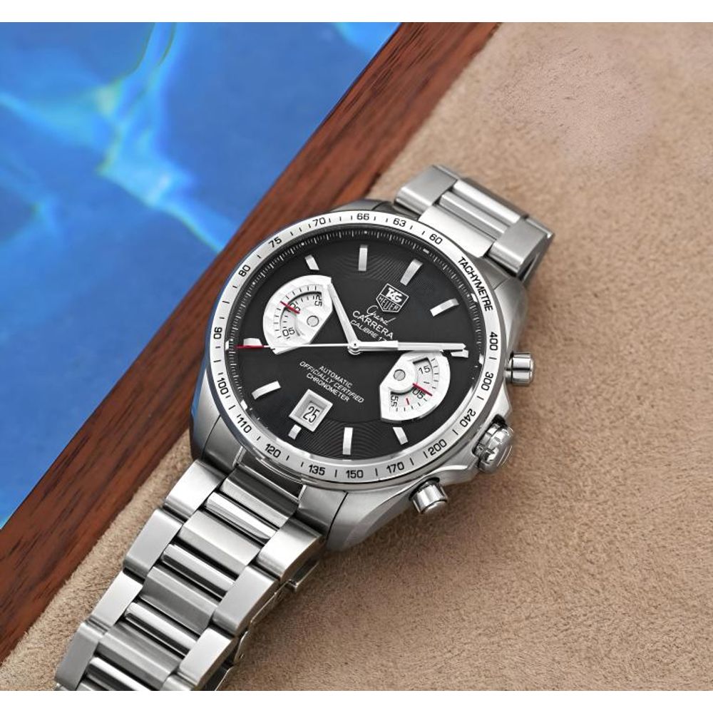 Tag Heuee_r carrera caliber 17  silver Black
