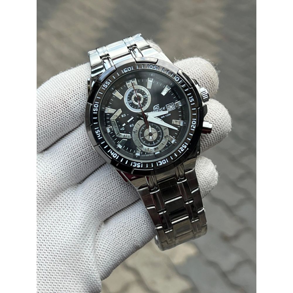 Casio Edifice Silver Black