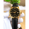 SEIKO PRESAGE AUTOMATIC LEATHER BELT BLACK GOLD BLACK DIAL AT502