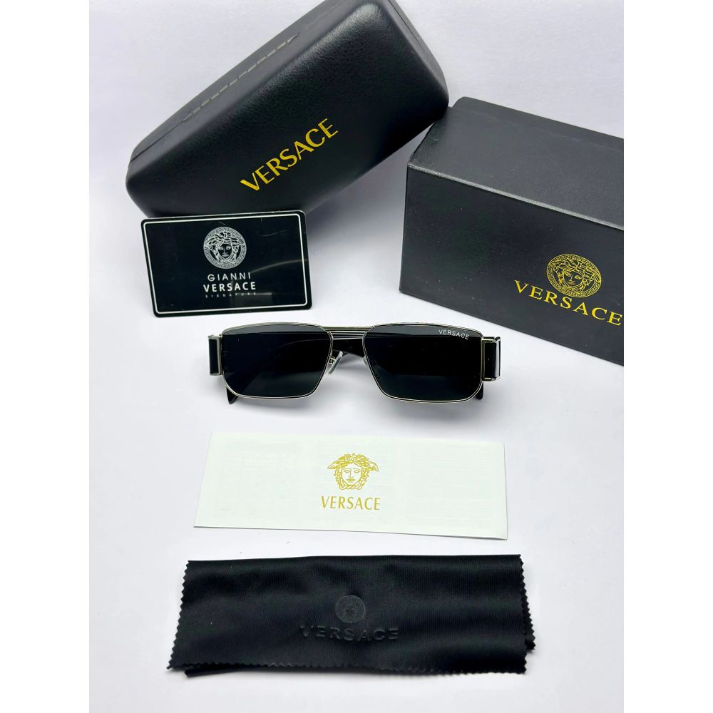 Versace 25812 Silver Black
