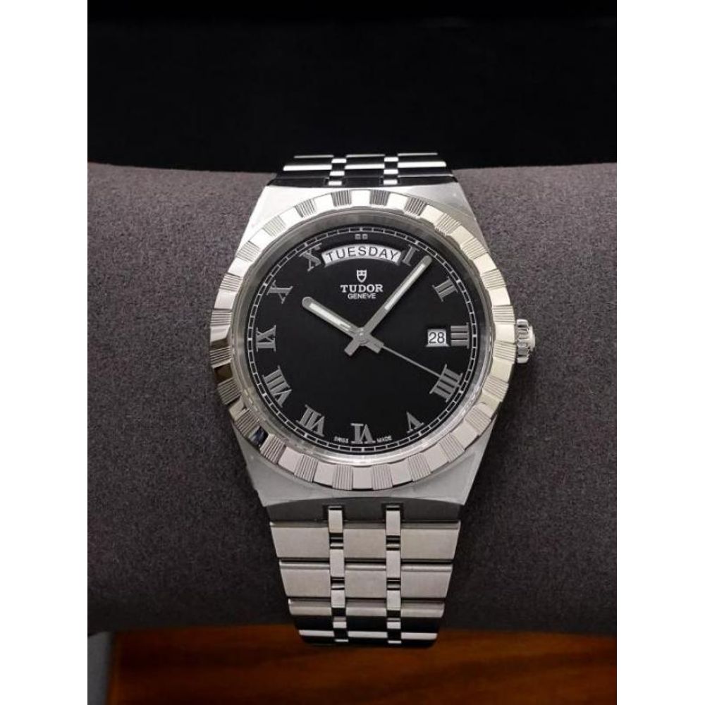 Tudor Royal automatic silver Black Roman 946