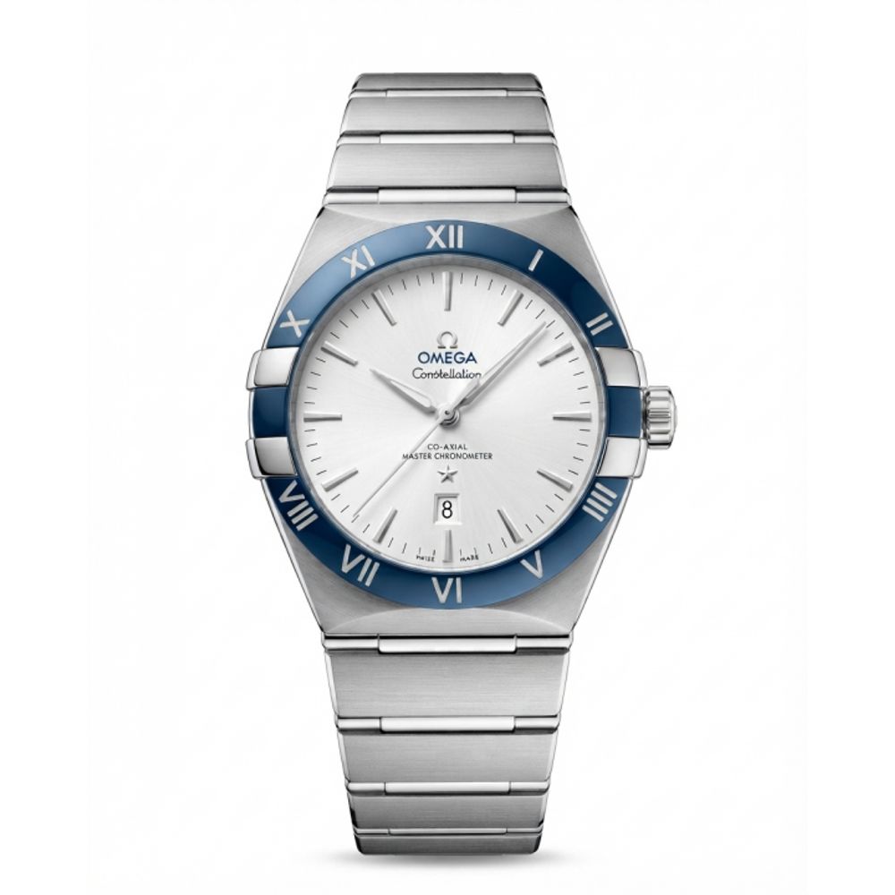 Omegg_a Constellation Co-Axial Chornometer white Dial silver Chorno
