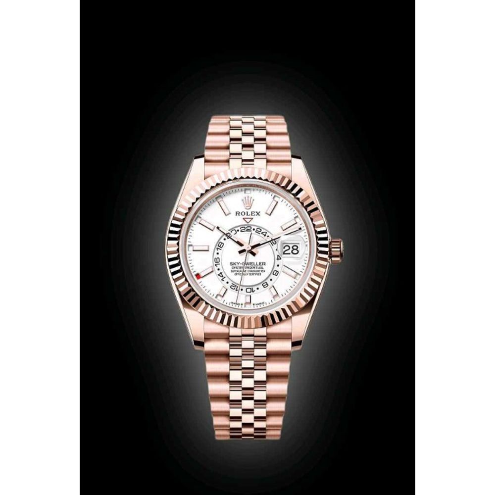 ROLLEX_SKY DWELLER ROSE GOLD WHITE
