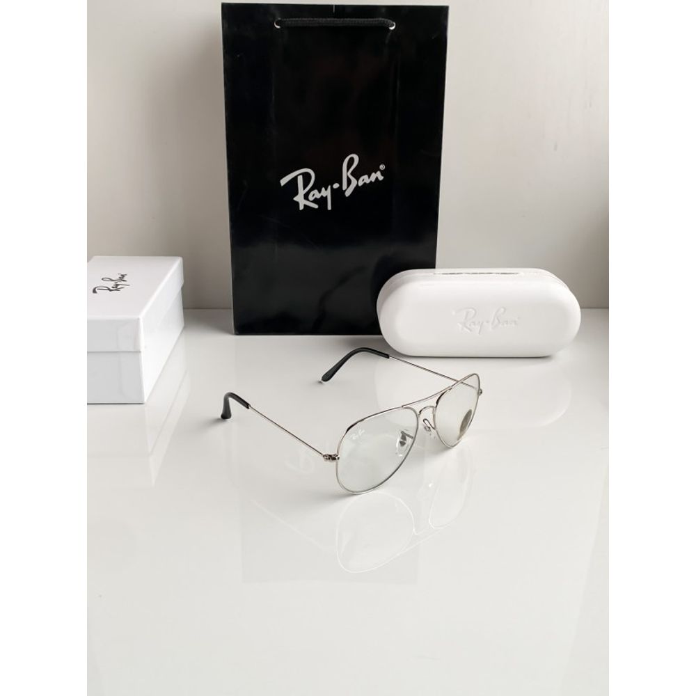 Rey ban silver frame