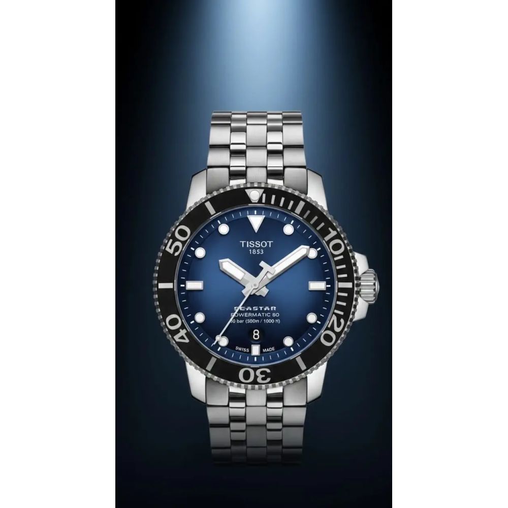 Tissot 1853 Sea Star Powermatic 80 Silver Blue