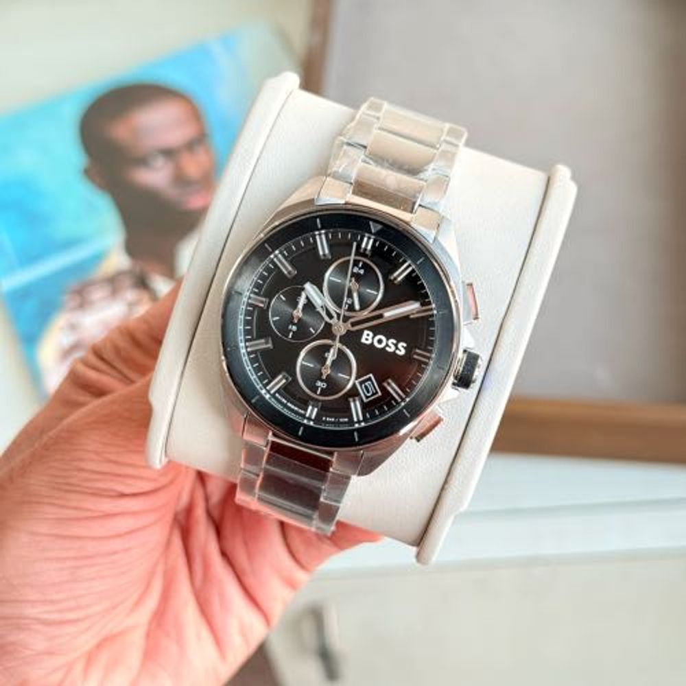 Hugo Bos Volane Stainless Steel Chronograph Watch