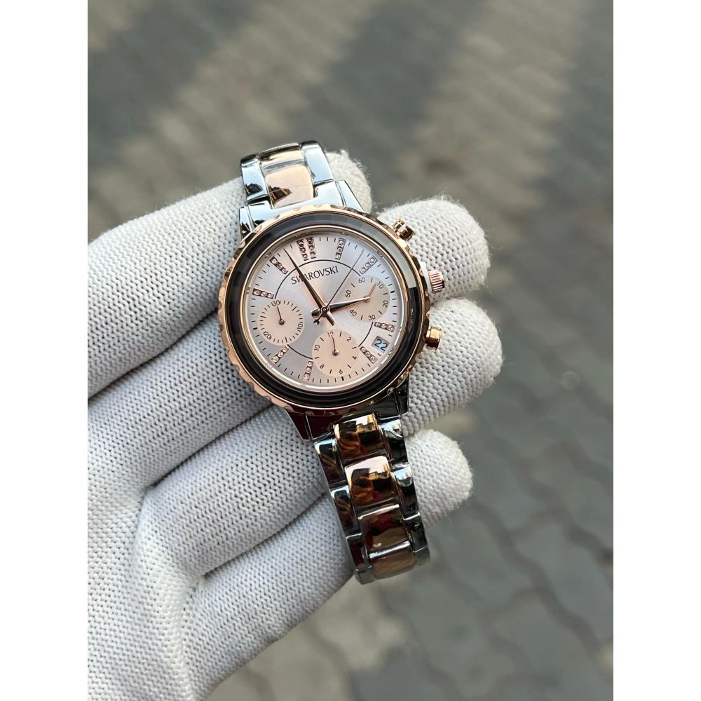 Swarovski Octea Lux Chrono Analog Two Tone Rose Gold