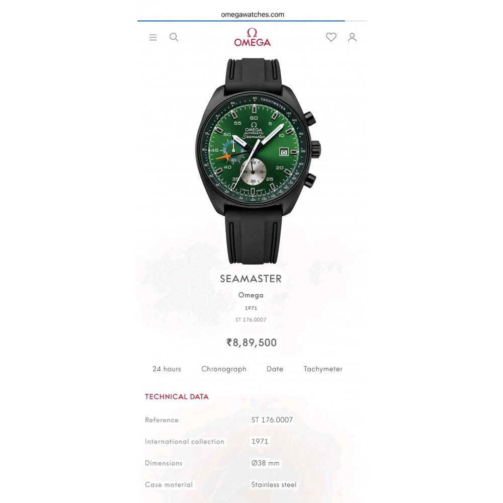 Omegha Seamaster Vintage F1019