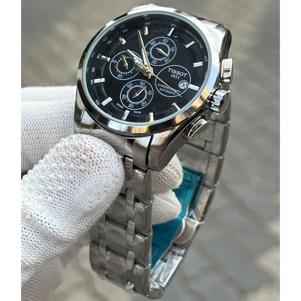 Tisso_t 1853 Couturier Silver-Black