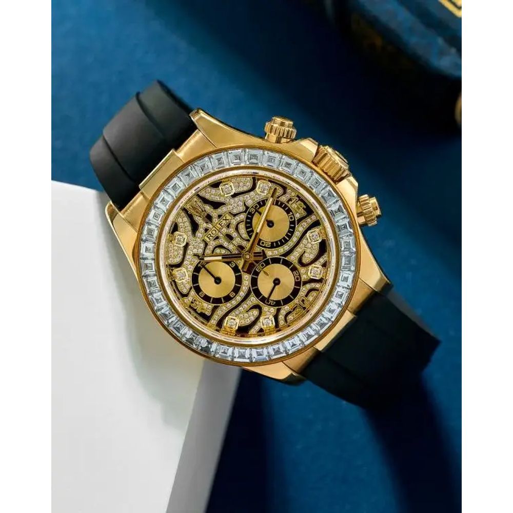 Rolex Daytona Oysterflex Eye Of Tiger Gold