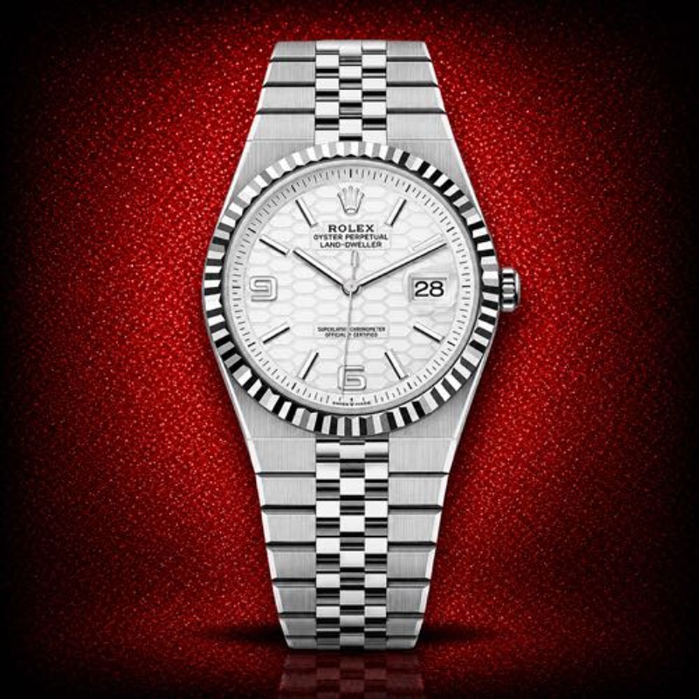 Rollex Land Dweller Silver White 40MM