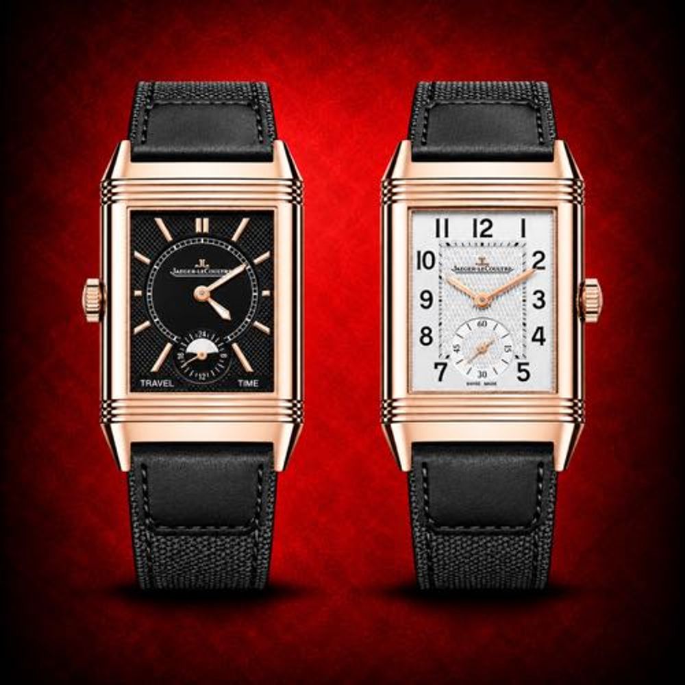 Swiss ETA Jaegar-Le Coultre Reverso Dual Strap