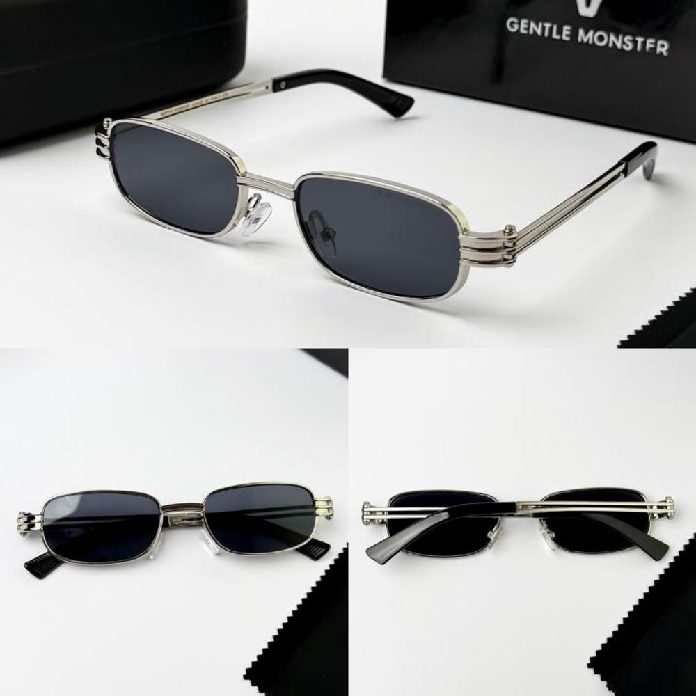 Gentle monster silver Black 3012