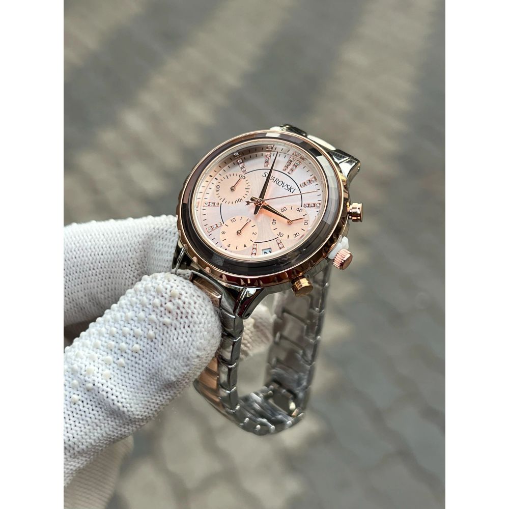 Swarovski Octea Lux Chrono Analog Two Tone Rose Gold