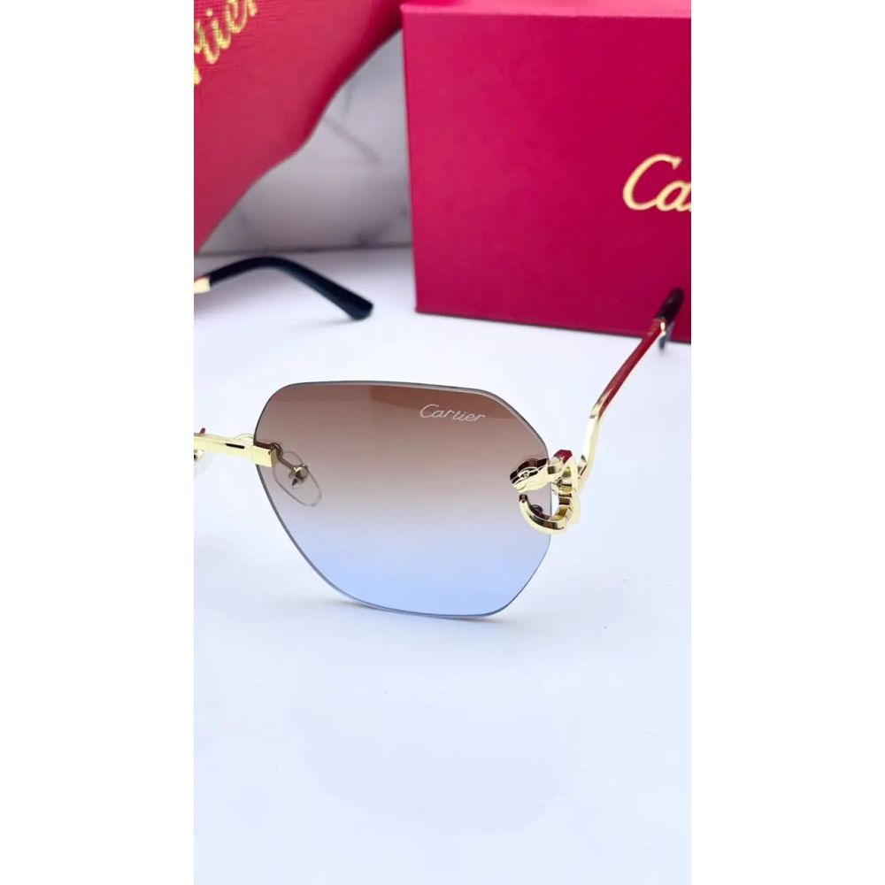Cartier 8822 gold brown blue