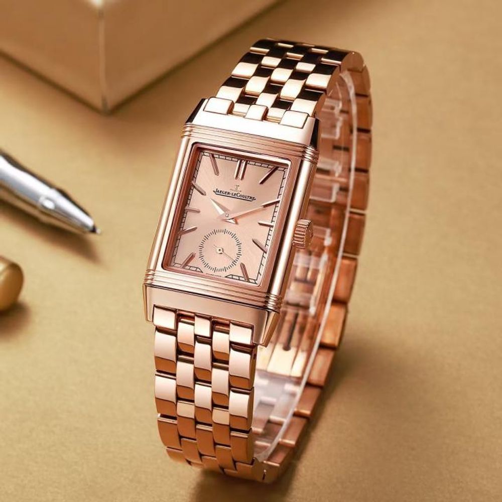 Jaegar-Le Coultre Reverso Tribute Small Seconds metal copper pink