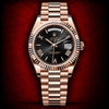 Semi ETA Rollex Day Date Everosegold Ombre Grey Dial