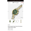 Gues s Eqaulity Dual Tone Green Premium Chronograph Watch