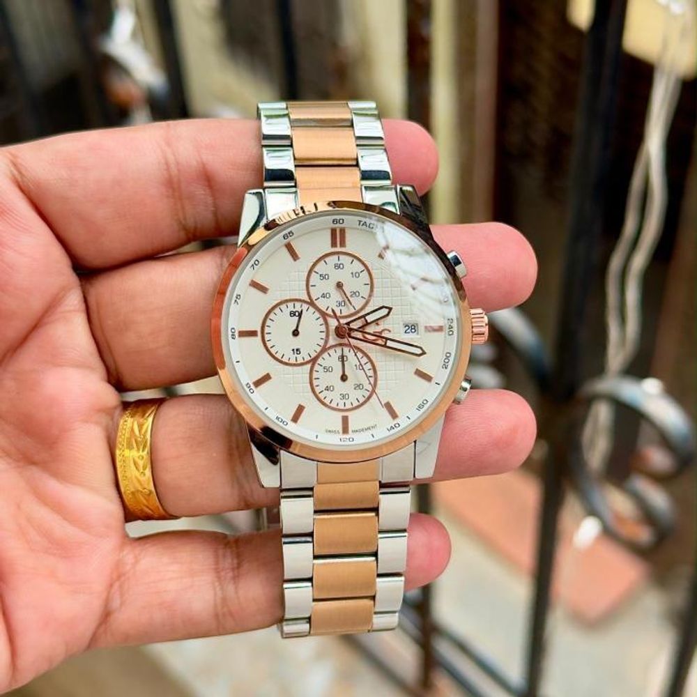 GC Guess Collection Swiss Made Chronograph Two Tone