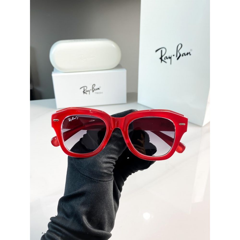 Rey ban red black 2186
