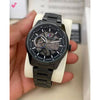 TOMMY HILFIGR BLACK SILVER AUTOMATIC