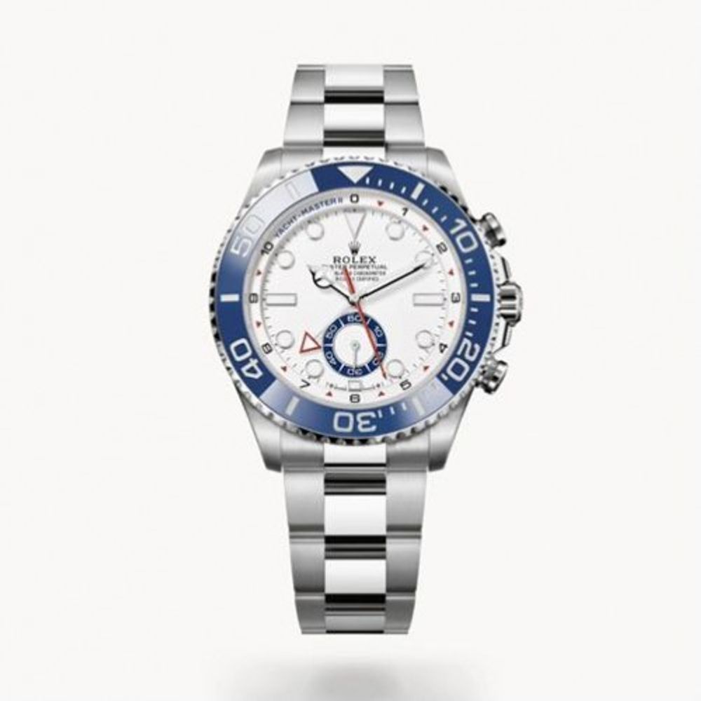 Rollex Yacht Master II Silver Blue