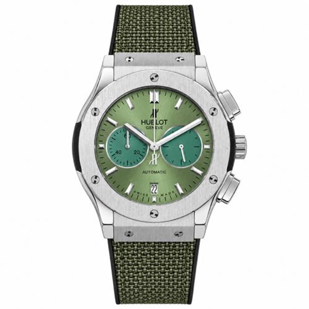 Hublot Classic Fusion Sage Green Chronograph