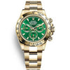Rollex Daytona Gold Green Dial