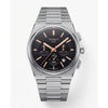 Tisot PRX Quartz Chronograph Silver Black Dial