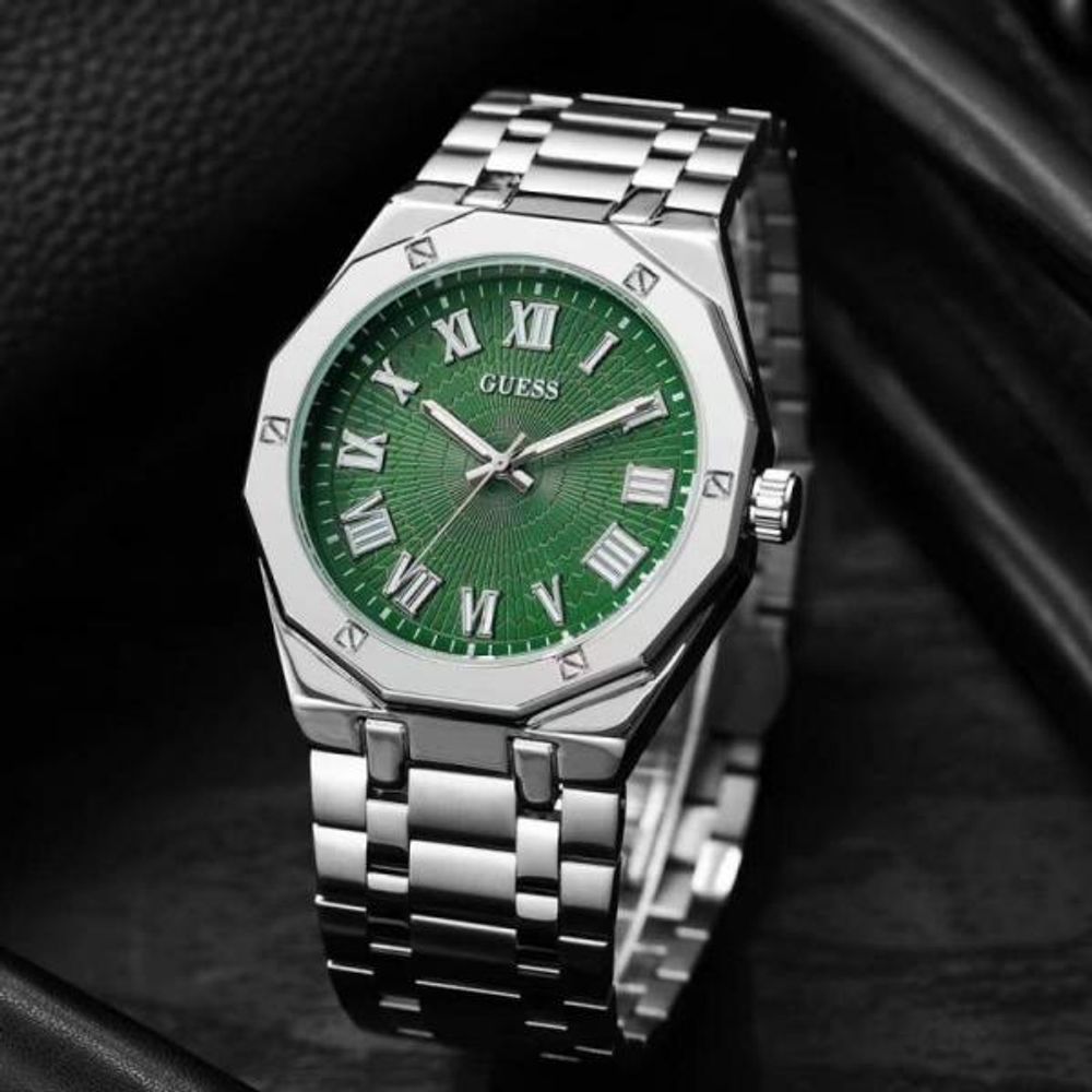 Guess Mens Solid Analog Premium Watch