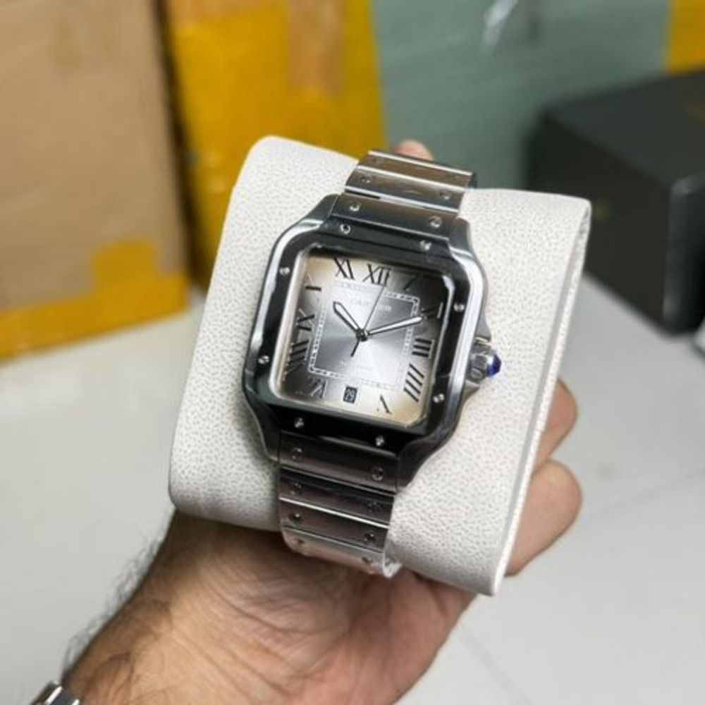 Cartiar Santos Stainless Steel Ash Dial