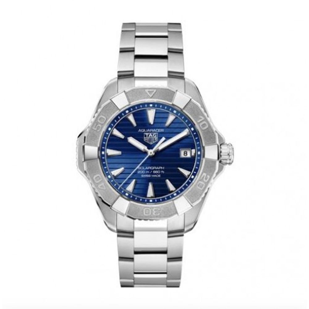 Tag Huer Aquaracer Professional 200 Solargraph Silver Blue