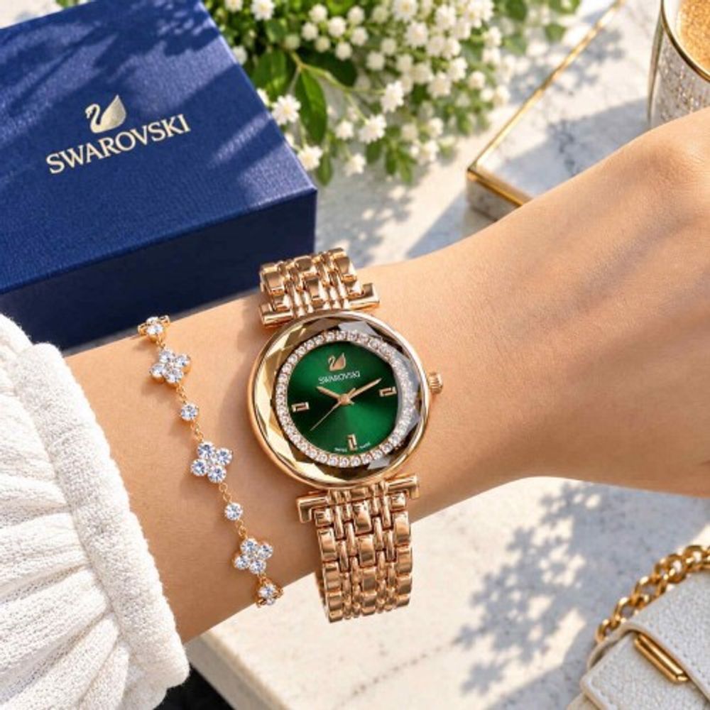 SWAROVSKY_LADIES_ROSE-GREEN