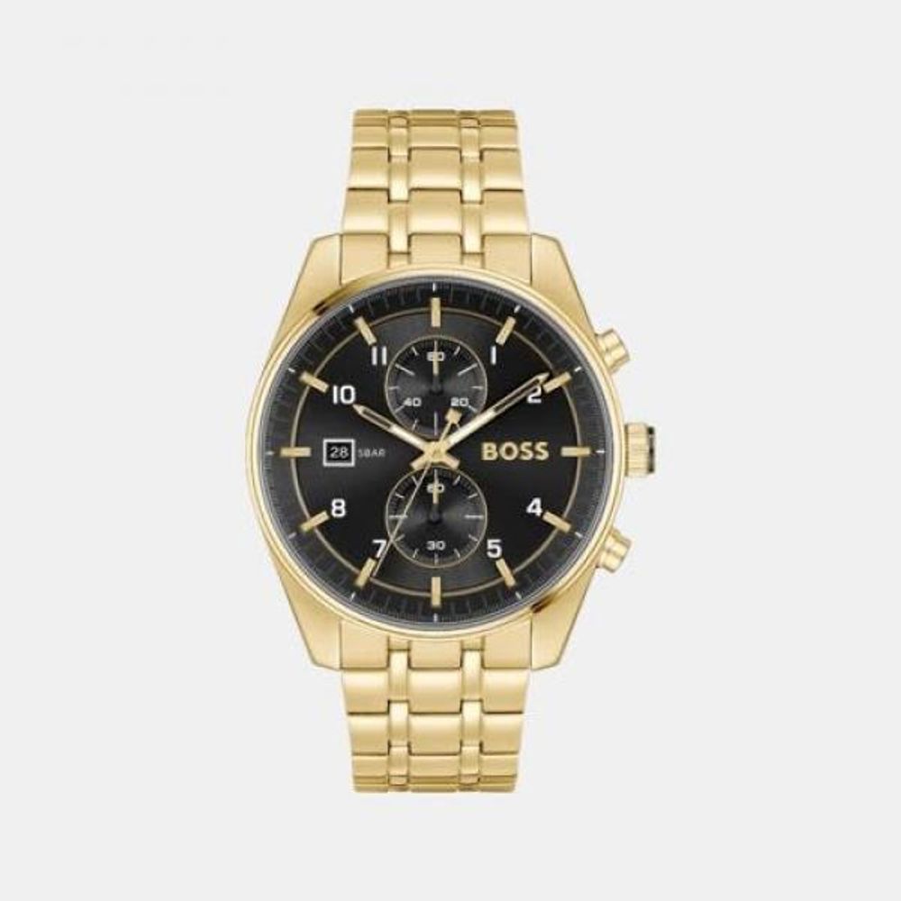 BOSS Sky Traveller Black Dial Hvy 11(1)