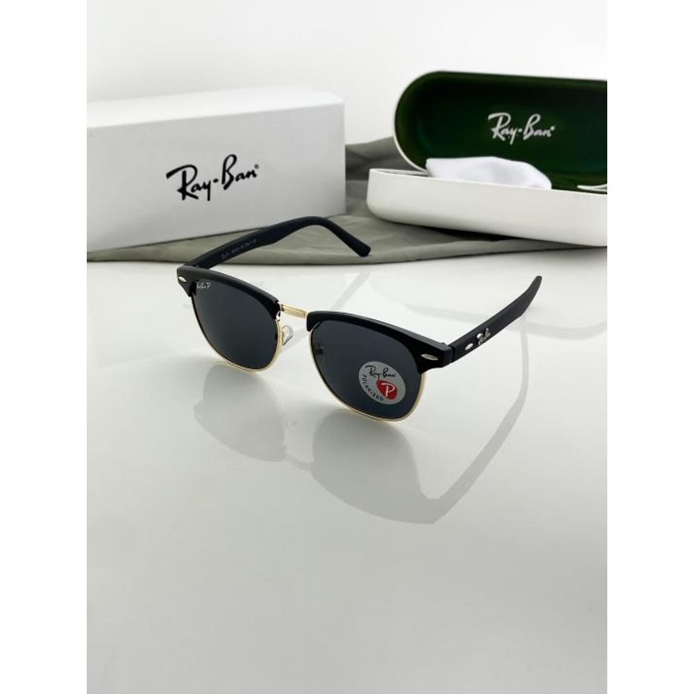 RAYBA GOLD BLACK CLUB MASTER 3016P
