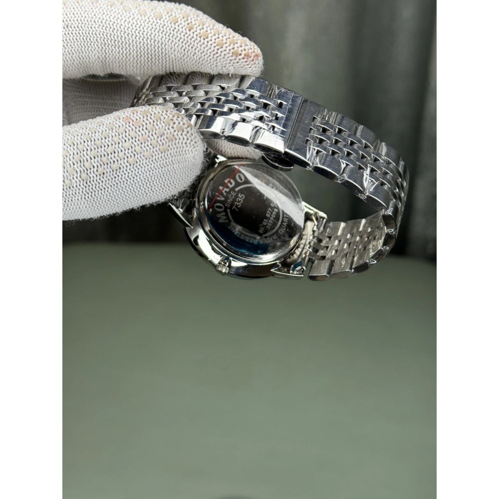 Movado Museum Classic Blue Diamond Premium Watch