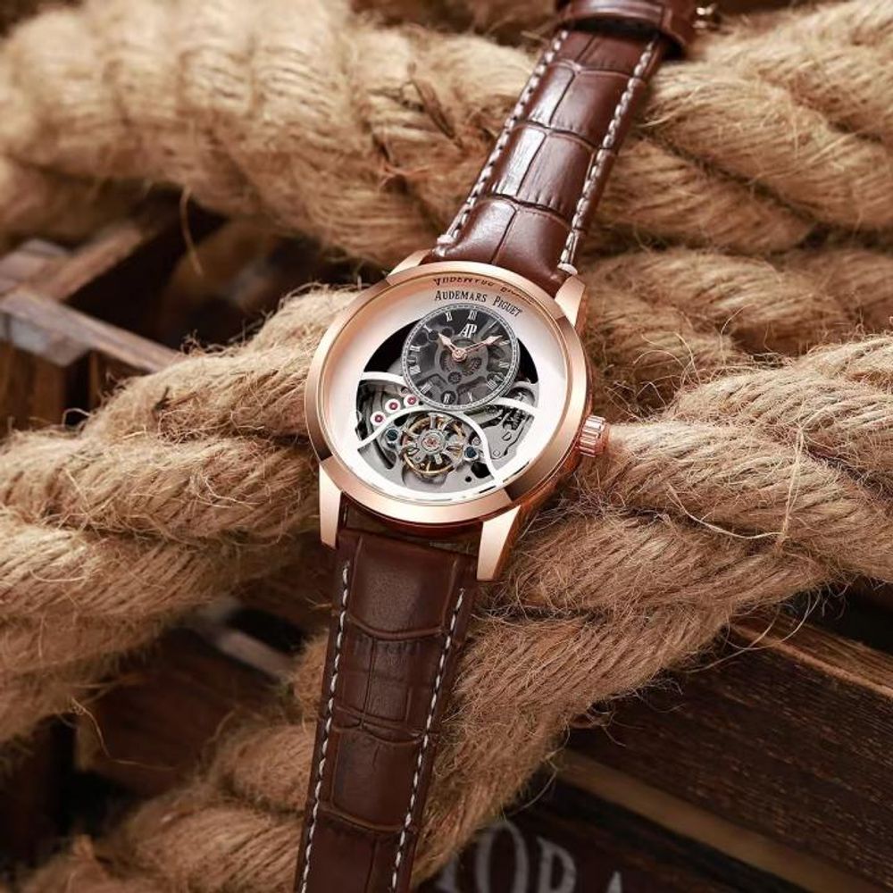 Audemar piguet skeleton Automatic brown copper black