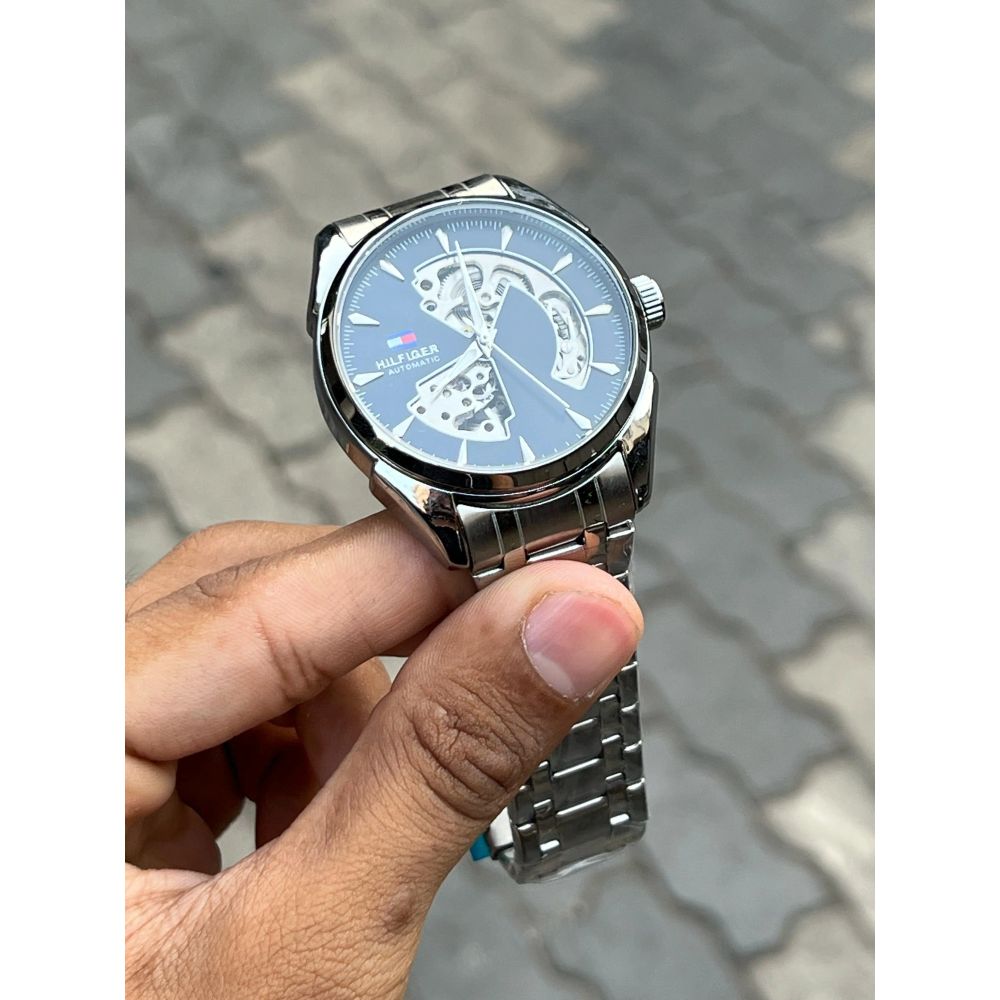 Tommy Hilfiger Automatic Silver Black
