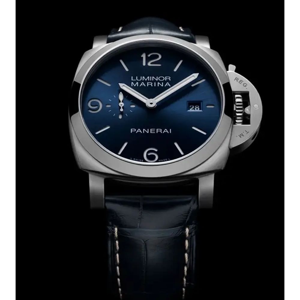 Panerai Radiomir Quaranta Blue White Premium Quartz Watch