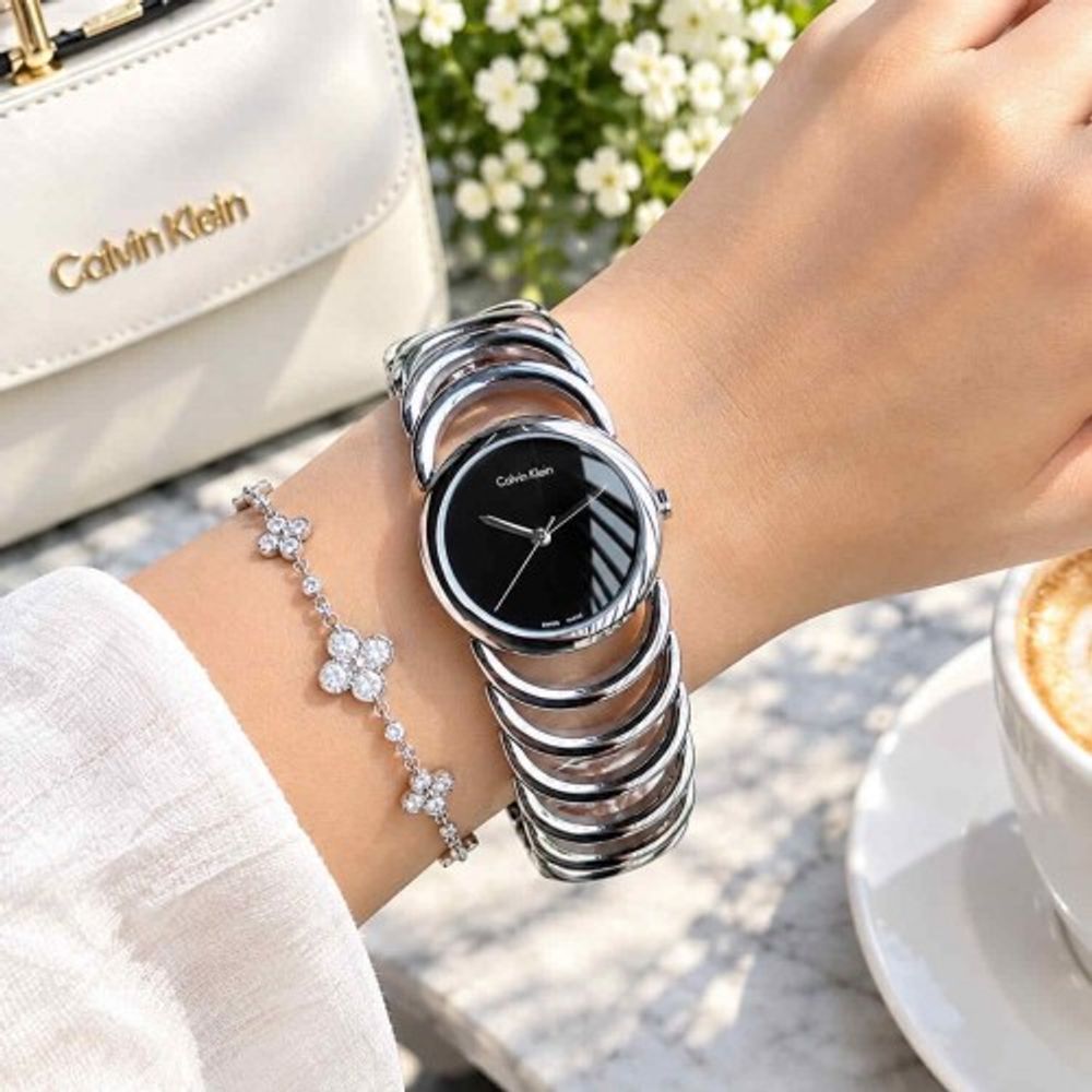 CALVIN KLINE_SILVER-BLACK