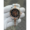 Rolex Date Just Two Tone Brown