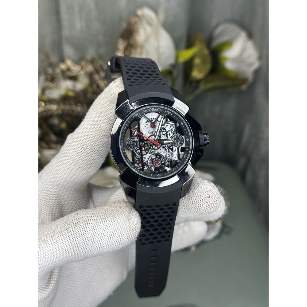 Jacob&Co. Sher E Punjab All Black Premium Quartz Watch