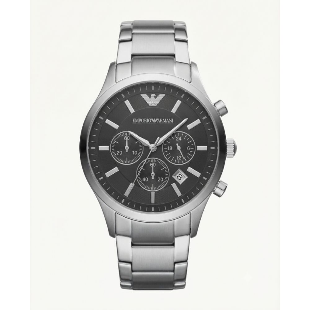 Emporio Arrwa%! Classic Silver Black Dial