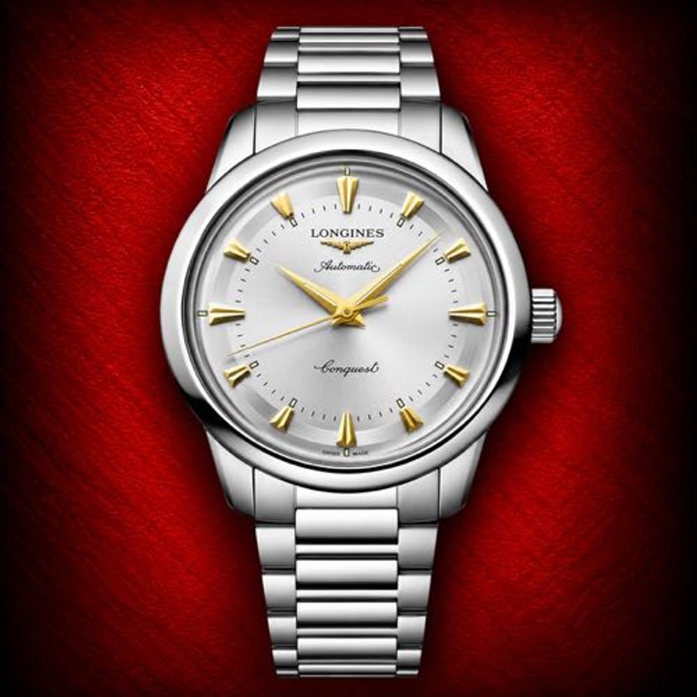 Longinez Conquest Heritage Stainless Steel 40mm Automatic