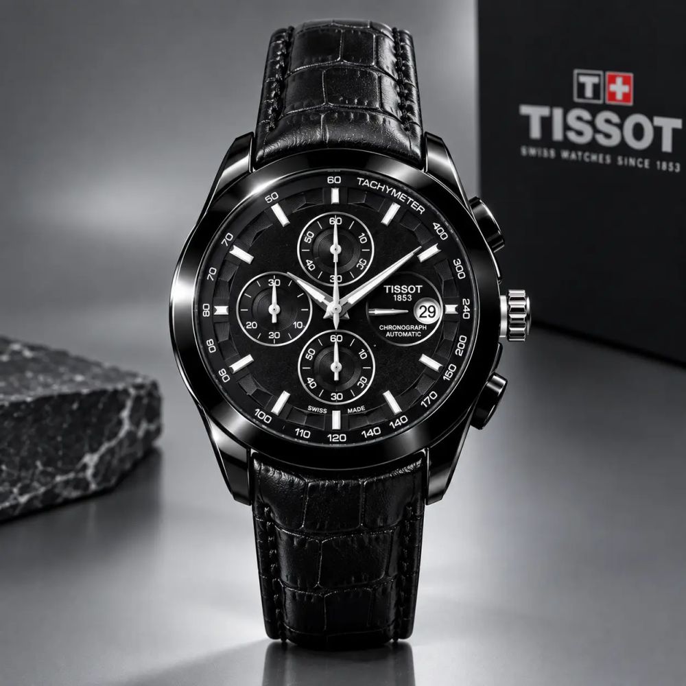 Tisso_t 1853 Couturier Leather Chronograph 228