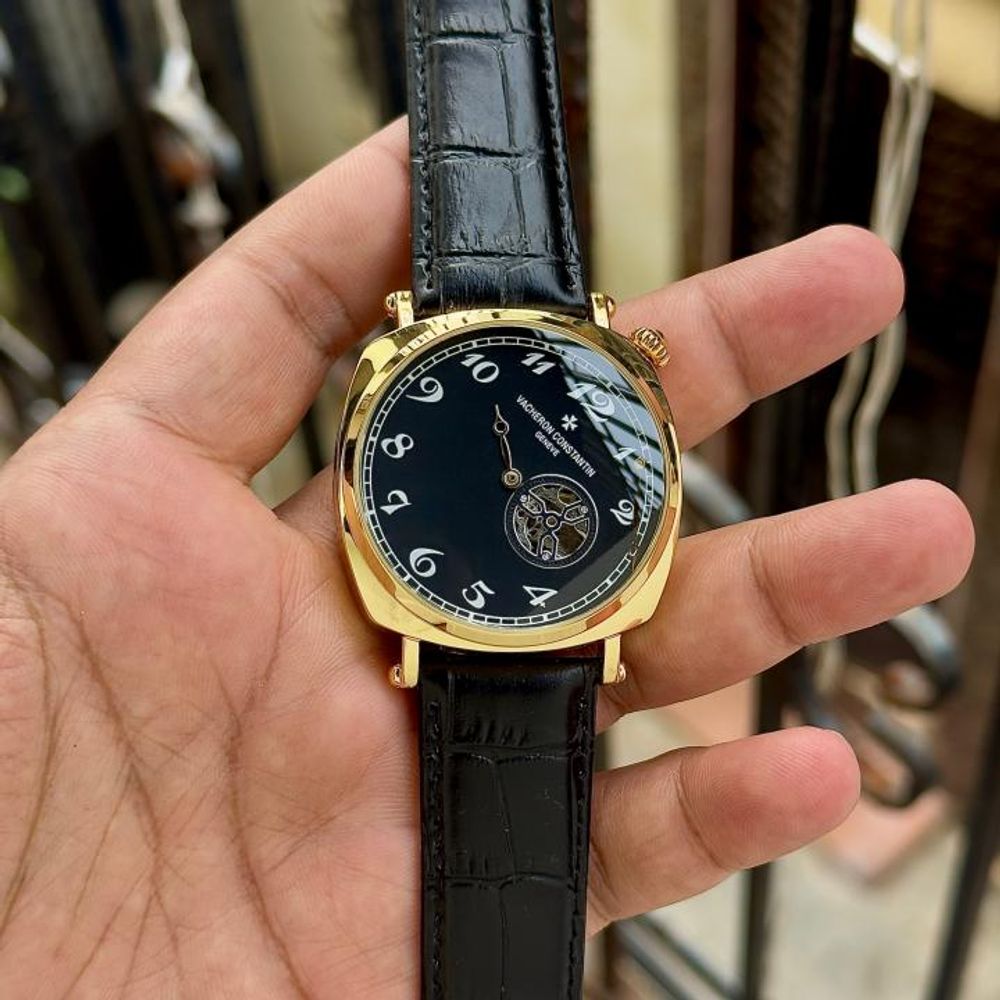 Vacheron Constentin Historiques American Automatic black gold black