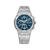 Maurice Lacroix Aikon Chronograph Silver Blue Metal AUTHENTIC Store Quality