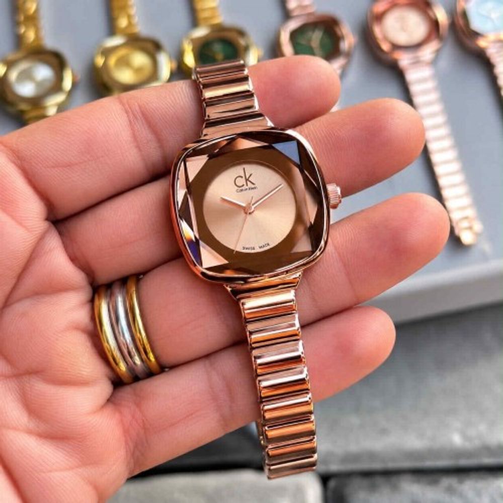CALVIN KLINE_LADIES_ROSEGOLD