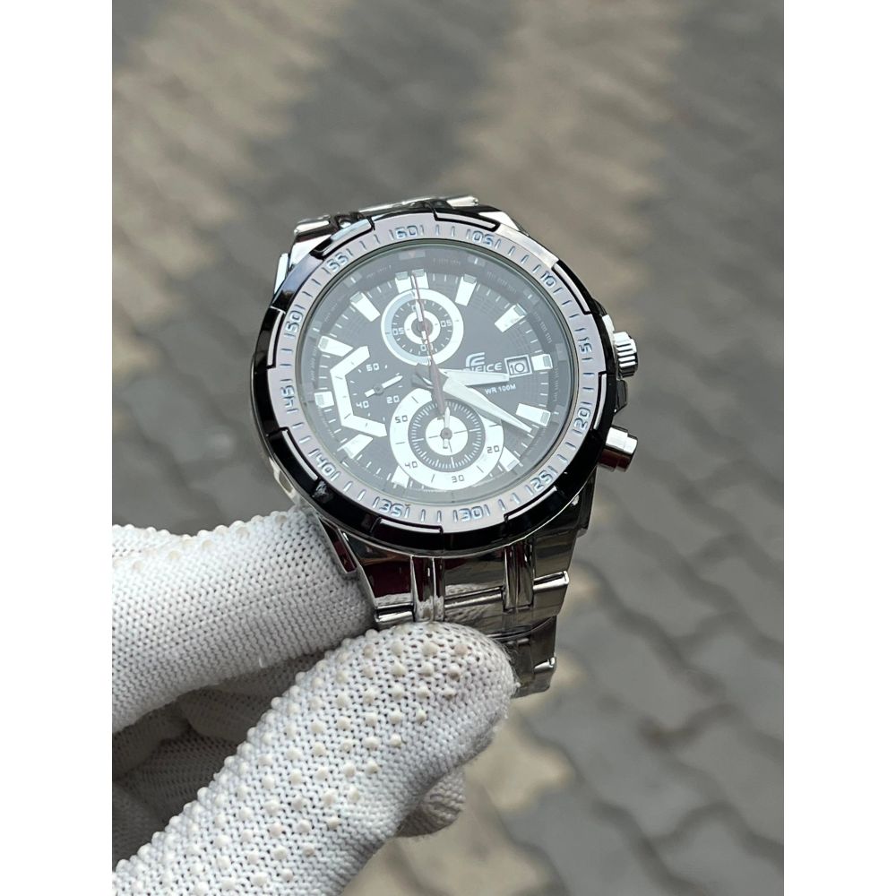Casio Edifice Silver Black